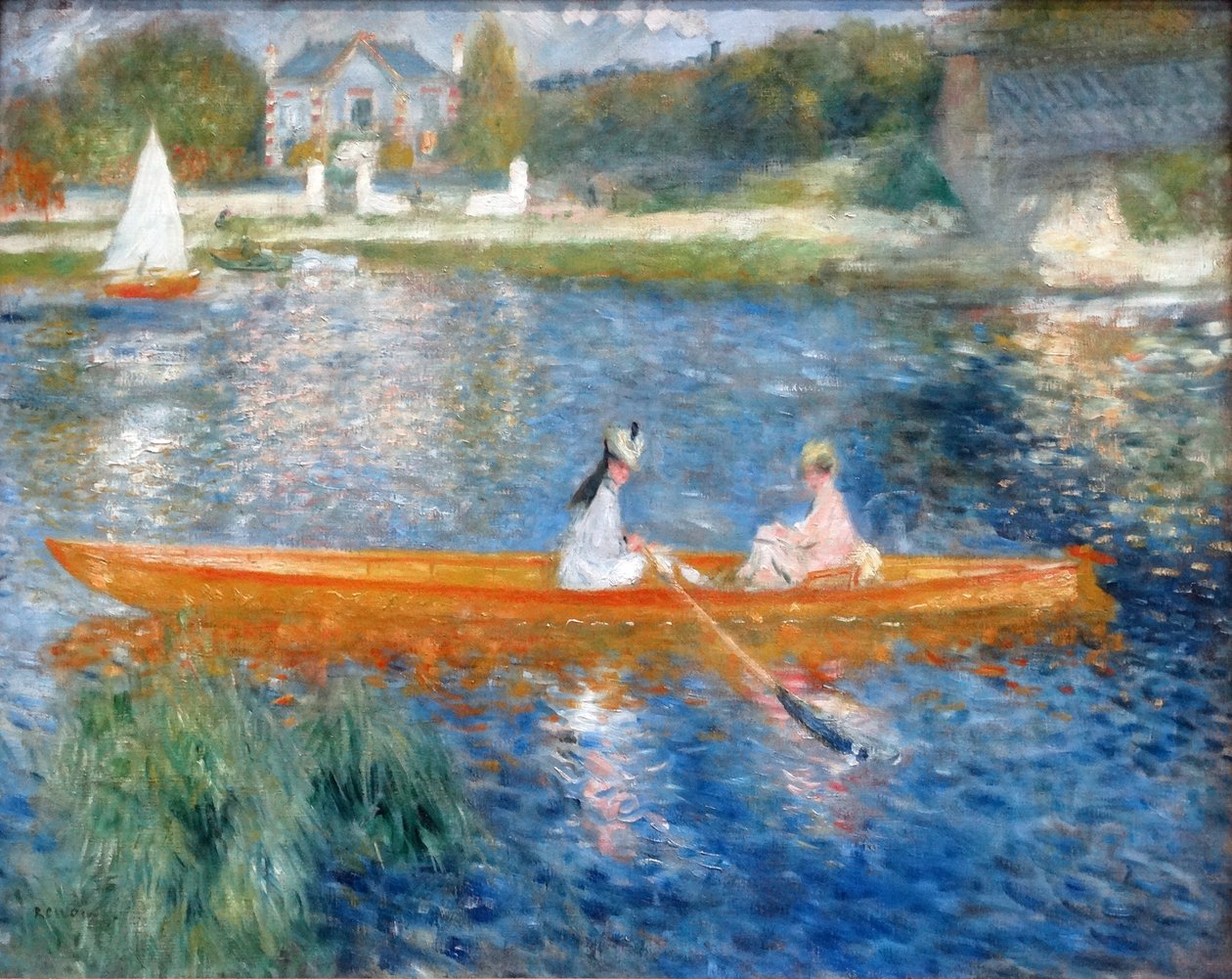 Pierre-Auguste Renoirin maalaus "The Skiff (La Yole)" tekijältä Pierre Auguste Renoir