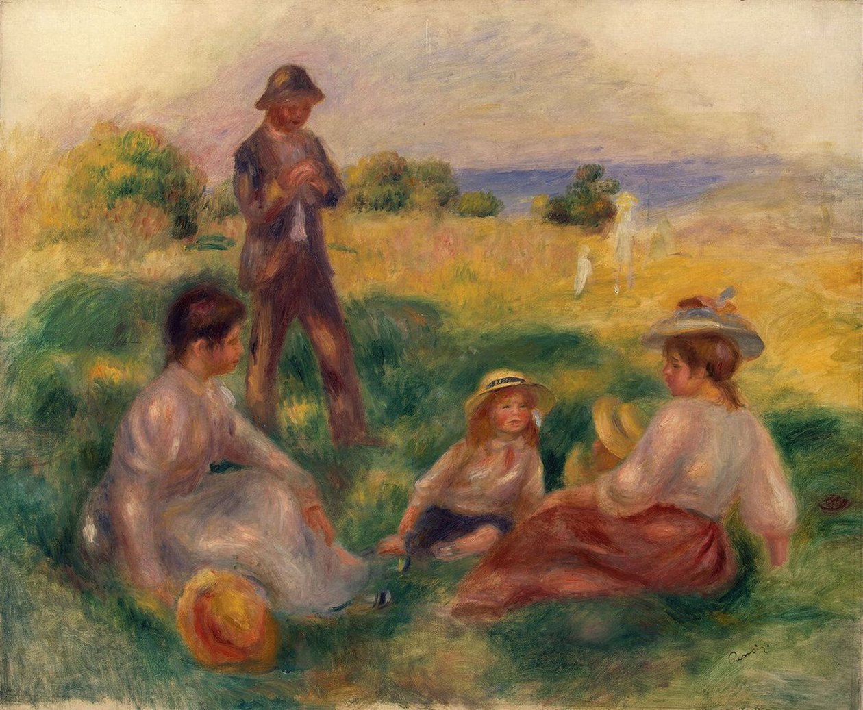Juhla maalla Bernevalissa tekijältä Pierre Auguste Renoir