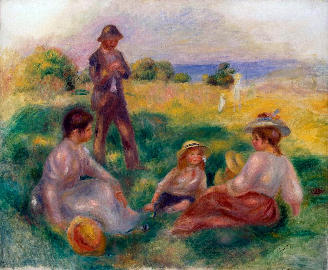Juhla maalla Bernevalissa, 1898. tekijältä Pierre Auguste Renoir