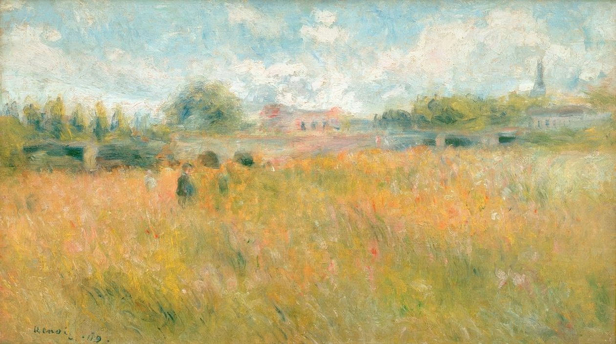 Paysage au bord de la Seine à Rueil tekijältä Pierre Auguste Renoir