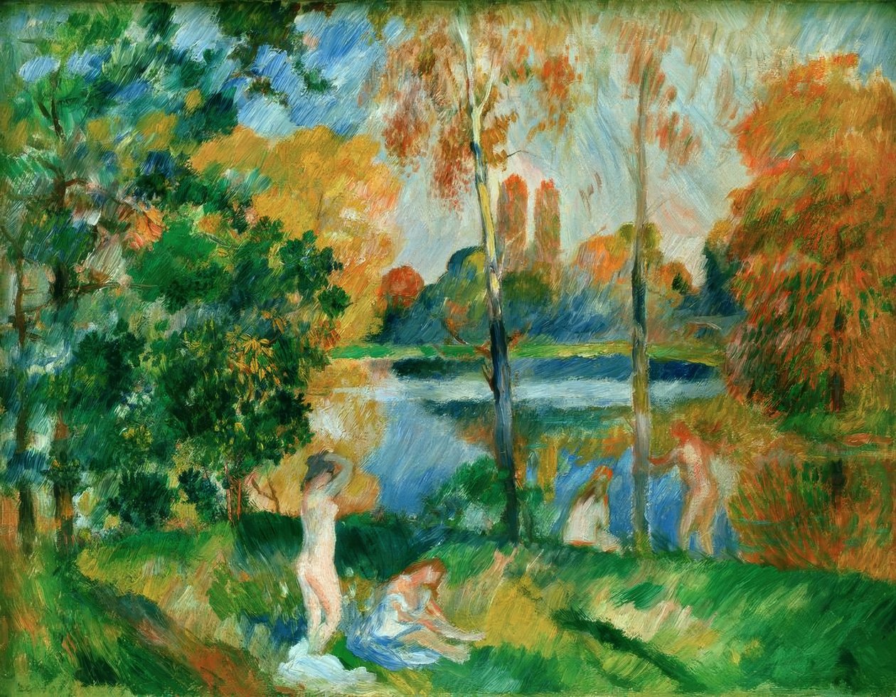 Paysage avec baigneuses tekijältä Pierre Auguste Renoir