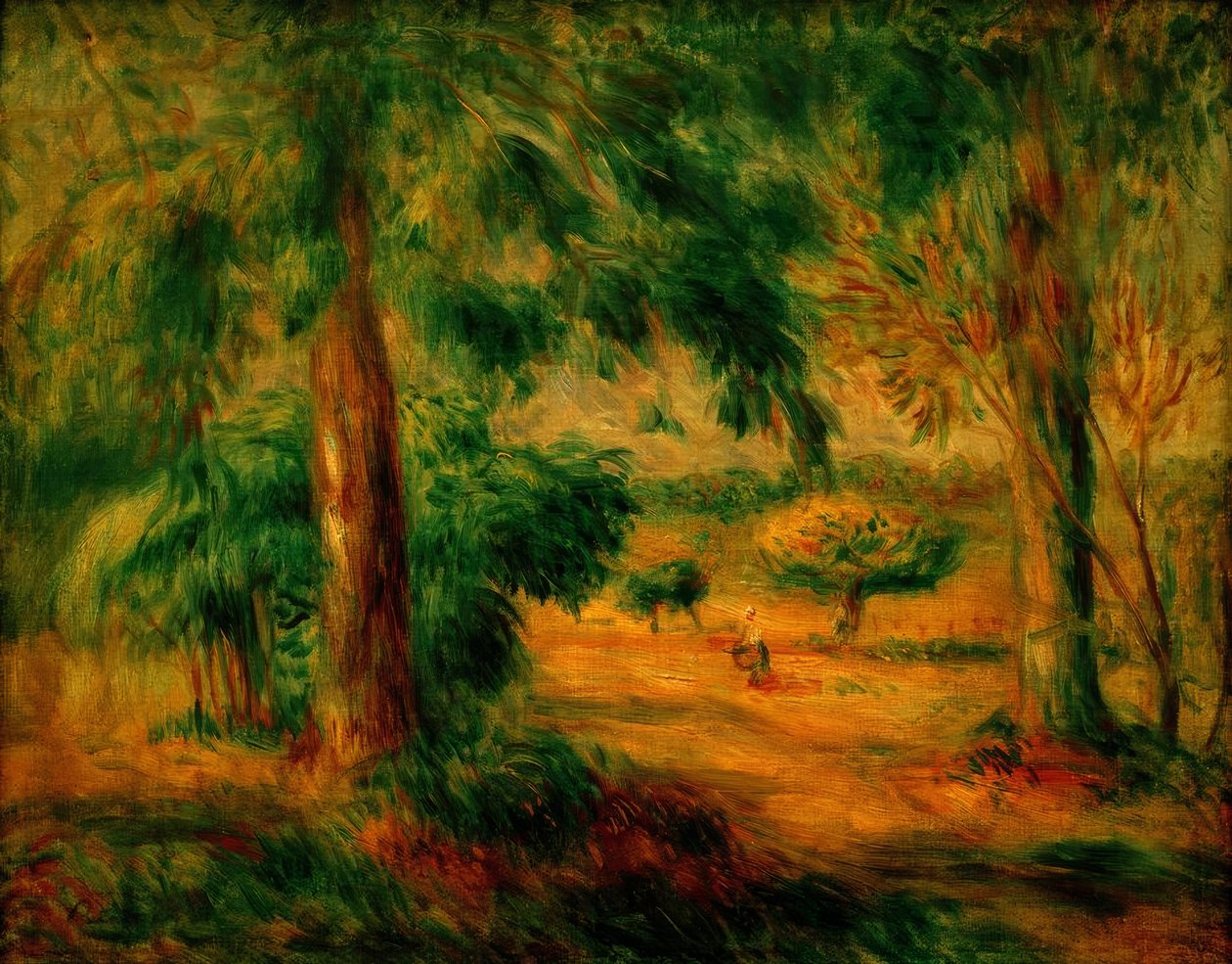 Midi maisema tekijältä Pierre Auguste Renoir