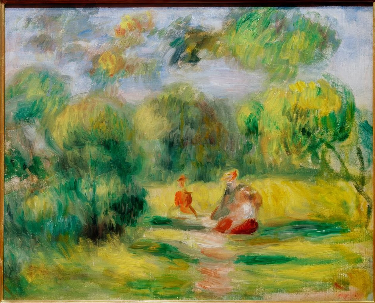 Hahmot maisemassa tekijältä Pierre Auguste Renoir