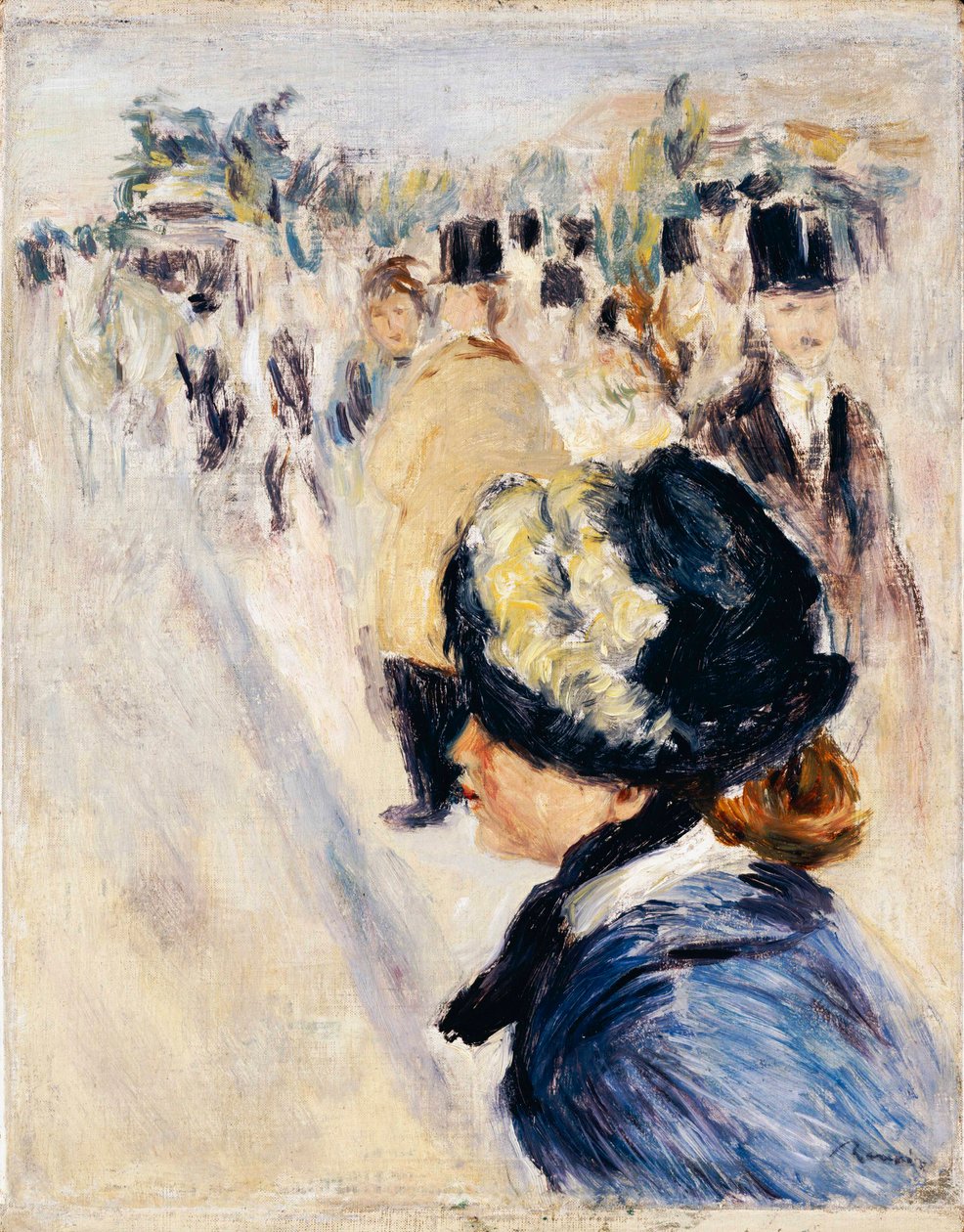 Place Clichy, n. 1880 tekijältä Pierre Auguste Renoir