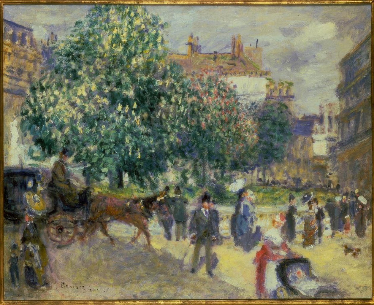 Place de la Trinité tekijältä Pierre Auguste Renoir
