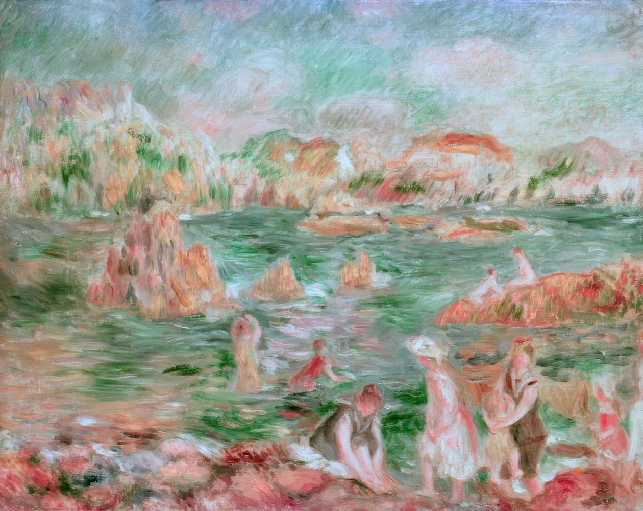 Plage de Guernsey tekijältä Pierre Auguste Renoir
