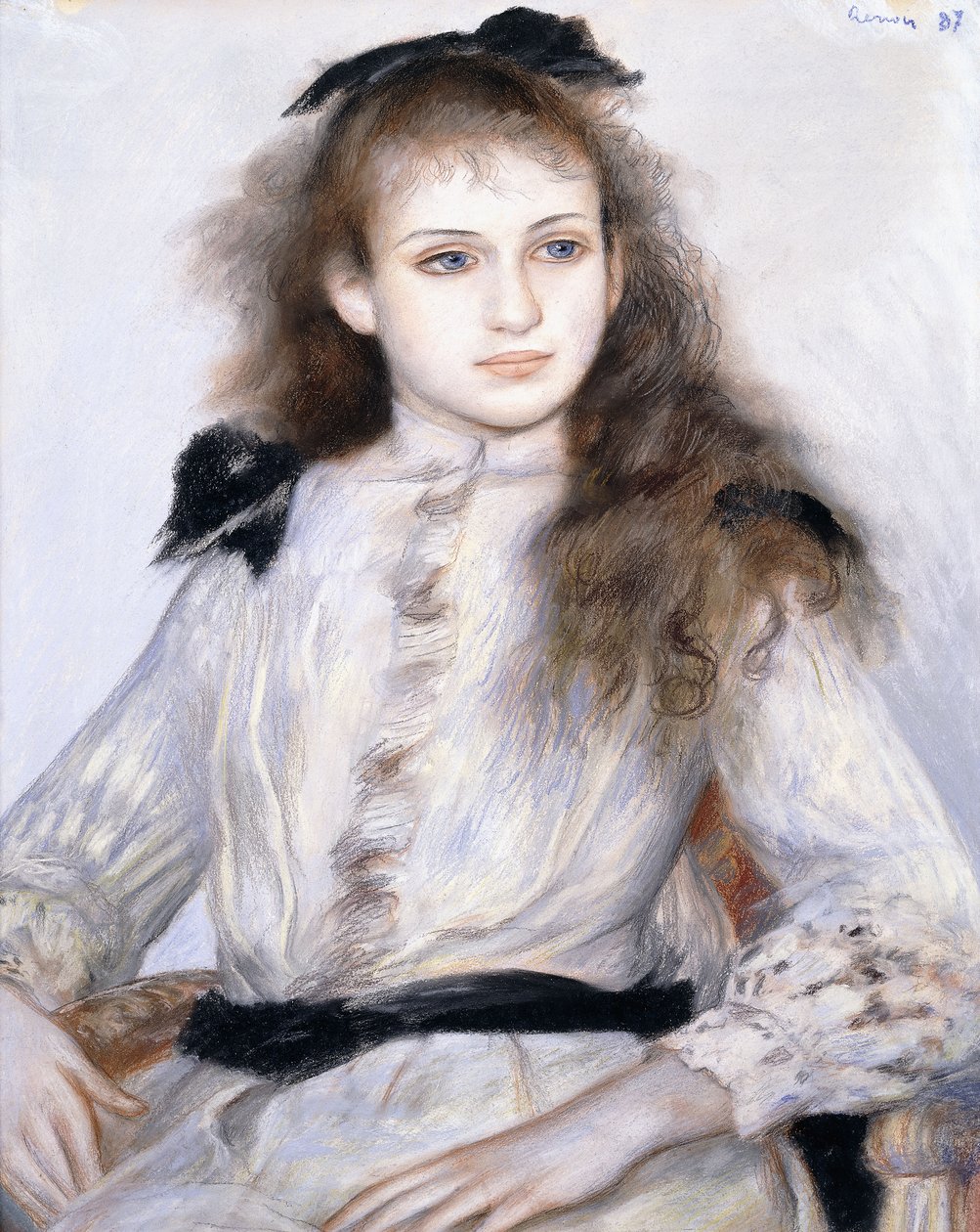 Madeleine Adamin muotokuva, 1887 tekijältä Pierre Auguste Renoir