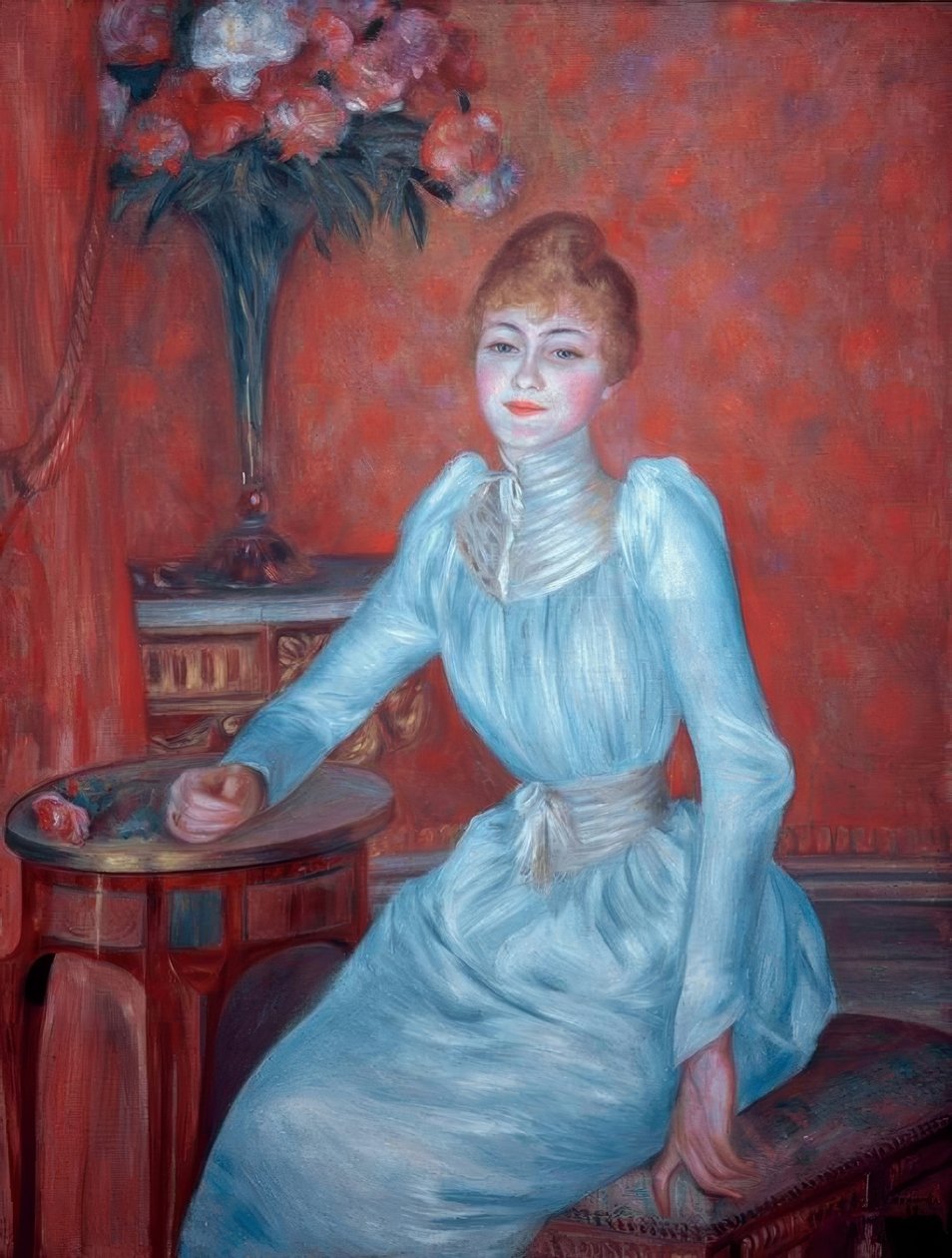Porträt Madame de Bonnières tekijältä Pierre Auguste Renoir