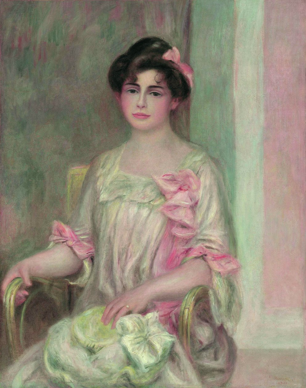 Madame Josse Bernheim-Daubervillen muotokuva, syntynyt Mathilde Adler, 1901. tekijältä Pierre Auguste Renoir