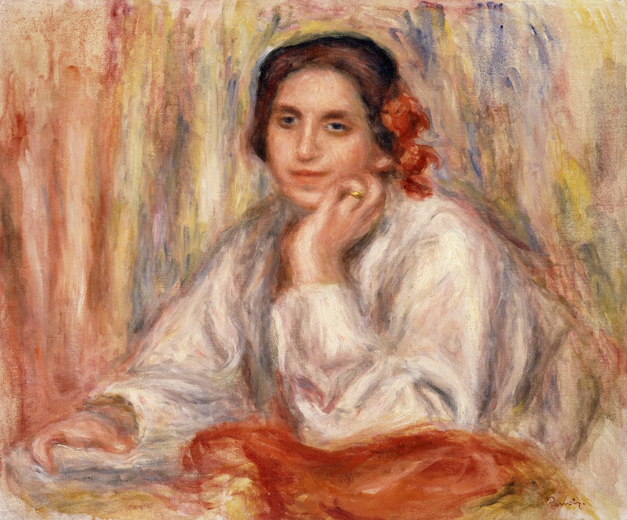 Vera Sergine Renoirin muotokuva, 1914 tekijältä Pierre Auguste Renoir