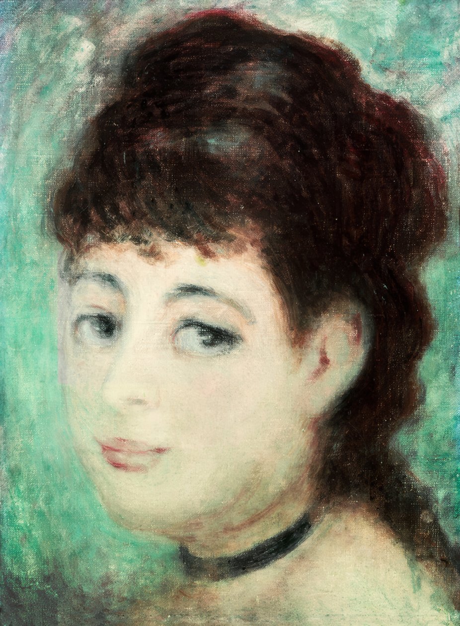 Portrait de jeune femme tekijältä Pierre Auguste Renoir