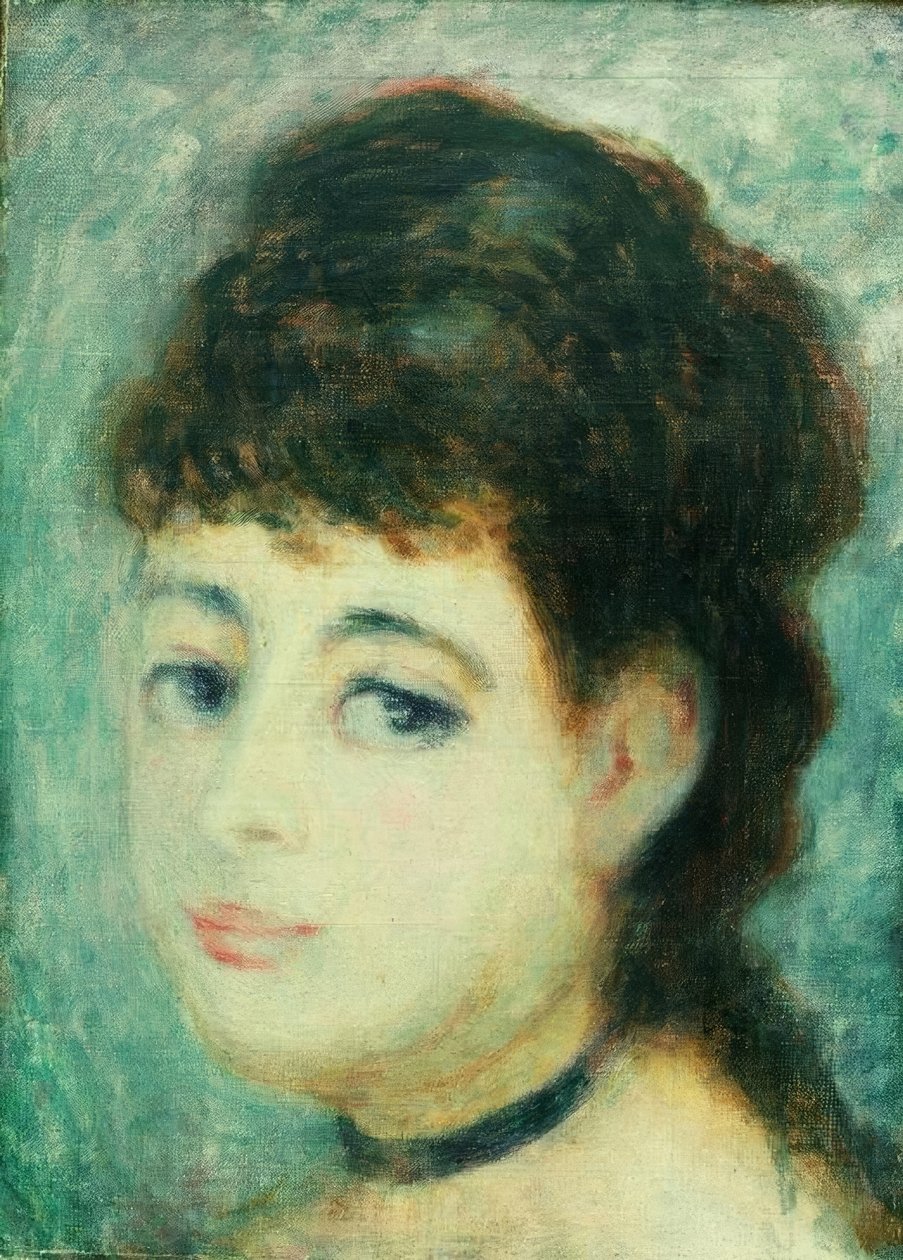 Nuoren naisen muotokuva. Pariisilainen tekijältä Pierre Auguste Renoir