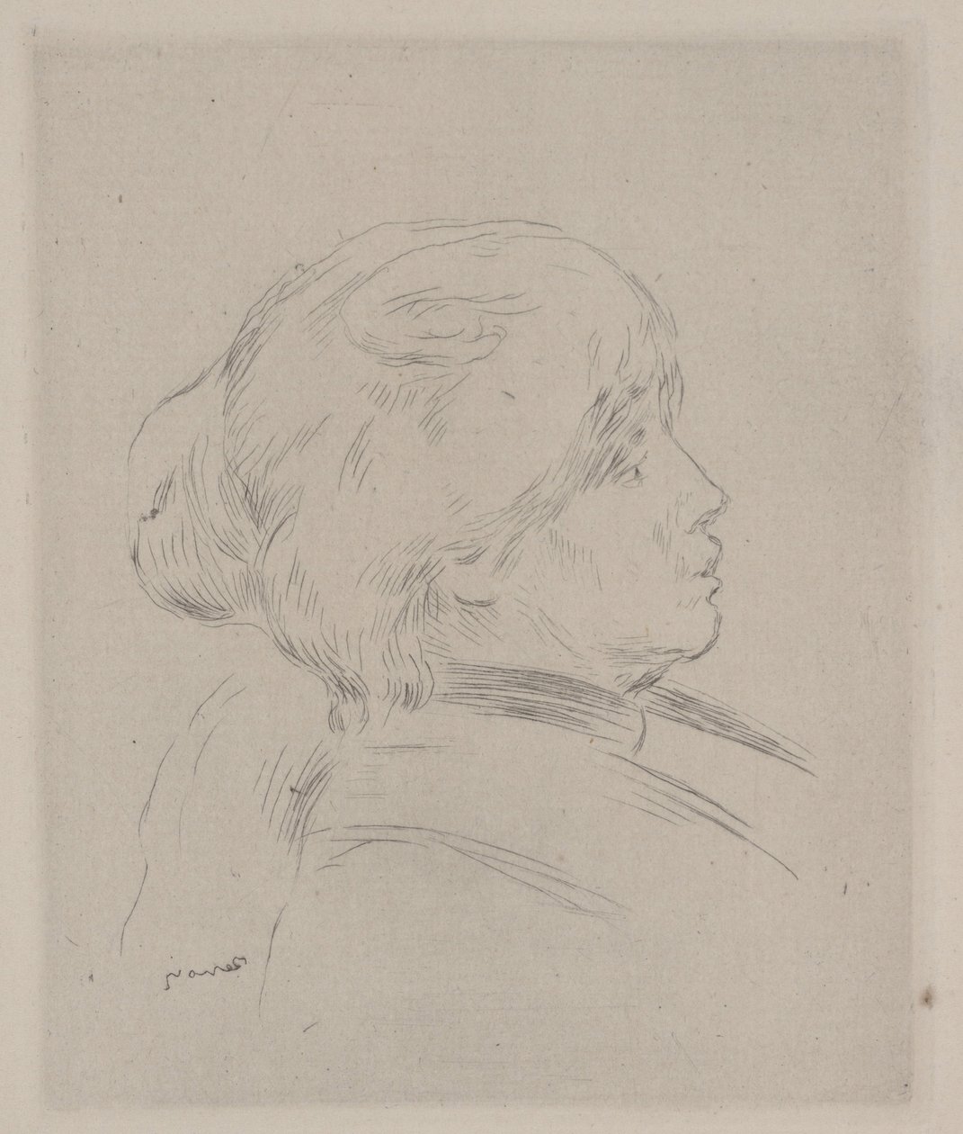 Berthe Morisotin muotokuva tekijältä Pierre Auguste Renoir