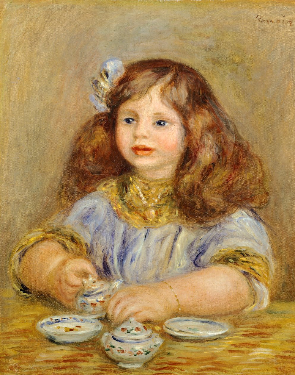 Genevieve Bernheim de Villersin (1907-1936), tulevan kreivitär Jean de la Chapellen muotokuva tekijältä Pierre Auguste Renoir