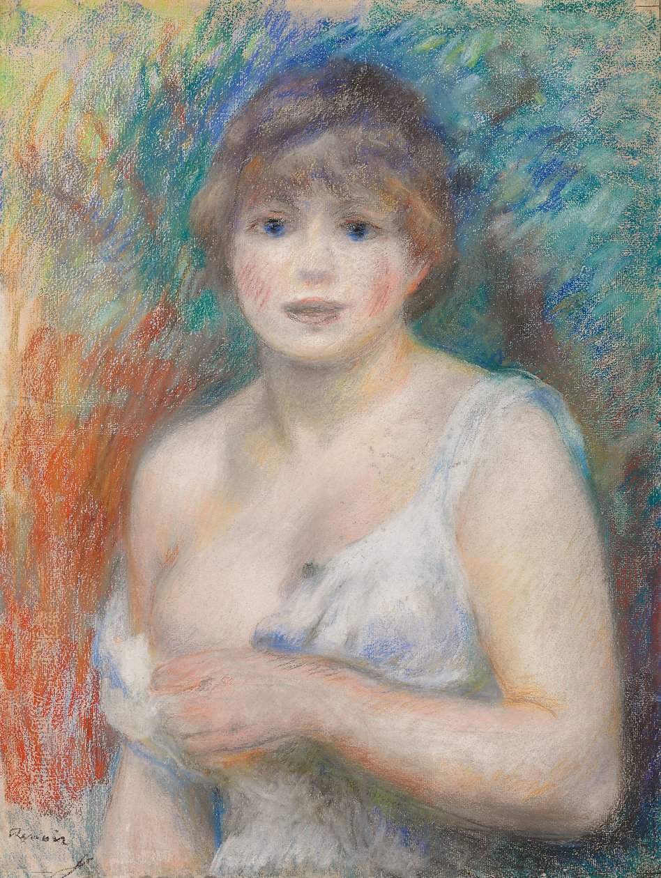 Jeanne Samaryn muotokuva, n. 1879-1880 tekijältä Pierre Auguste Renoir