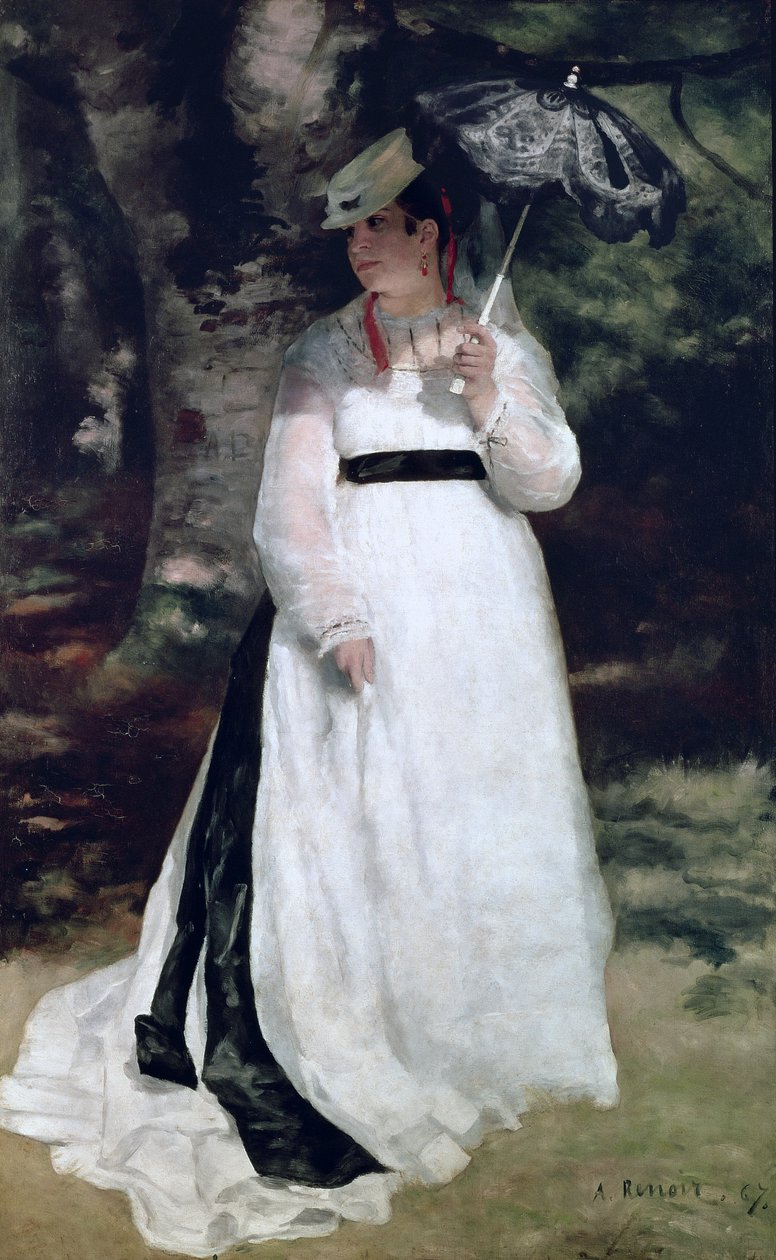 Lisen muotokuva (öljy kankaalle) tekijältä Pierre Auguste Renoir