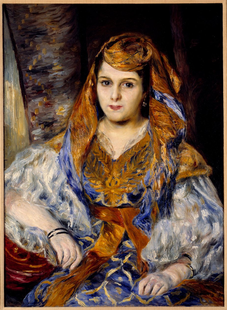 Madame Clementine Storan muotokuva nimeltä Pierre Auguste Renoirin (1841-1919) Algerian maalaus 1870 Sun. 0,59x0,84 m San Francisco, Kuvataidemuseo tekijältä Pierre Auguste Renoir