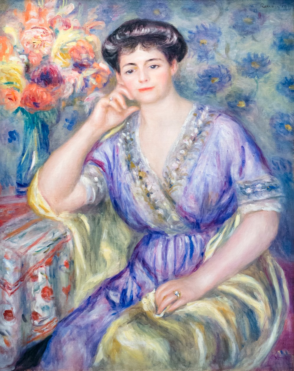 Madame Joseph Durand Ruelin muotokuva tekijältä Pierre Auguste Renoir