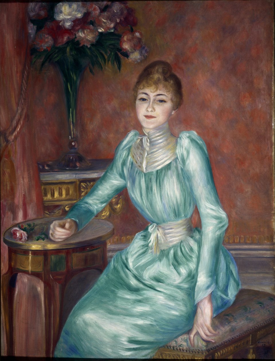 Madame de Bonnieresin muotokuva (öljy kankaalle tekijältä Pierre Auguste Renoir