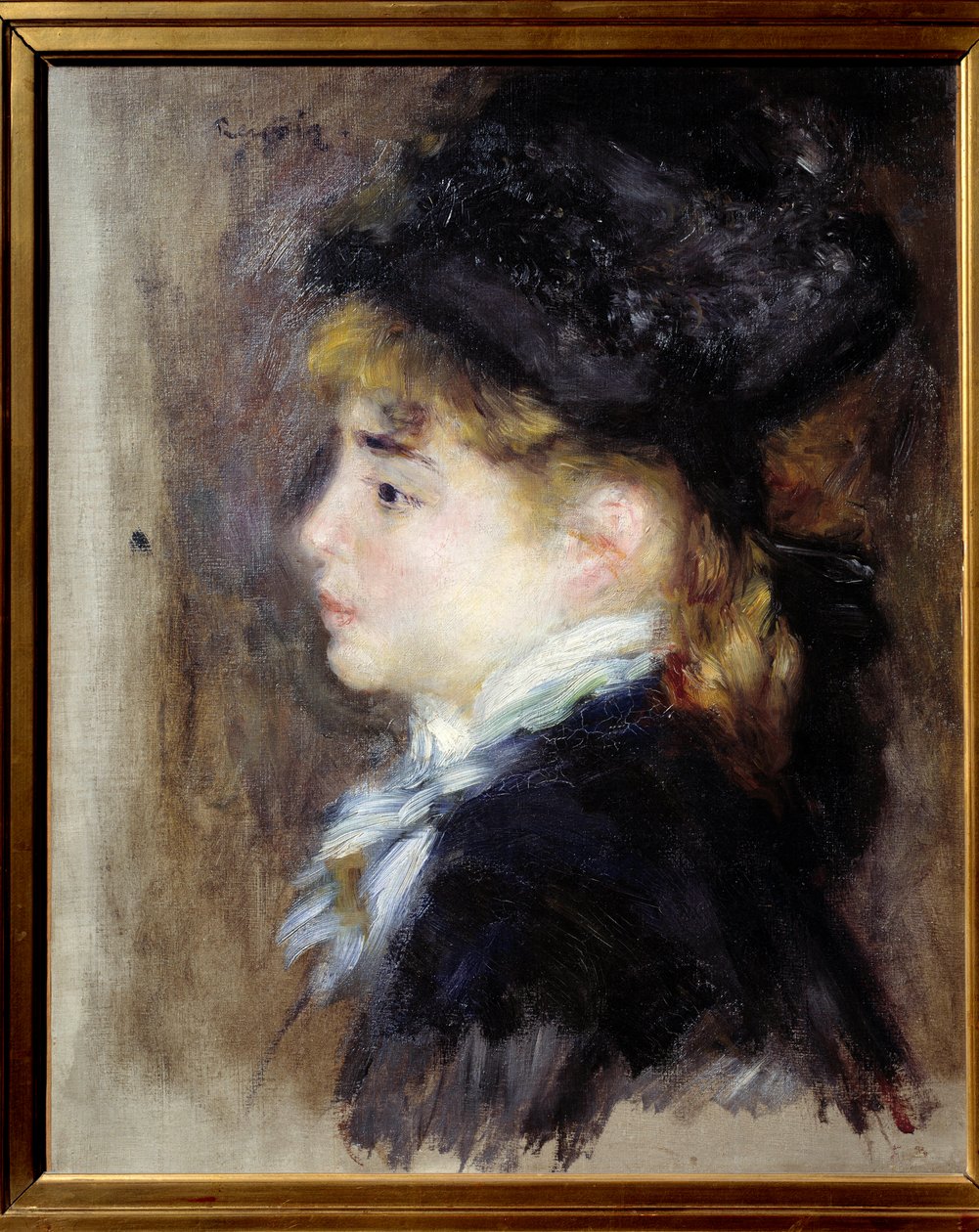 Margotin muotokuva. Pierre Auguste Renoirin (1841-1919) maalaus tekijältä Pierre Auguste Renoir
