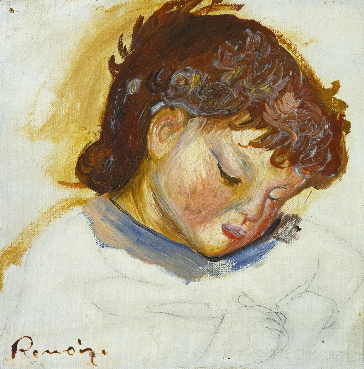 Pierre Renoirin muotokuva, 1888 tekijältä Pierre Auguste Renoir