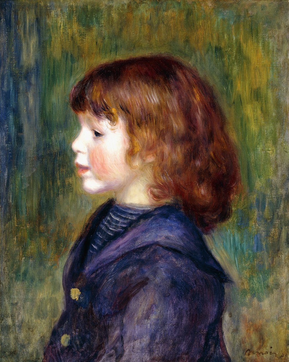 Muotokuva Pierre Renoirista merimiespuvussa, 1890 tekijältä Pierre Auguste Renoir