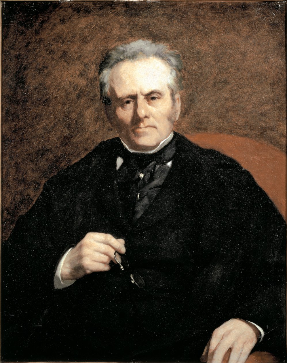 William Sisleyn (1799-1871) muotokuva. Taidemaalari Alfred Sisleyn isä. Pierre Auguste Renoirin maalaus (Pierre-Auguste tekijältä Pierre Auguste Renoir