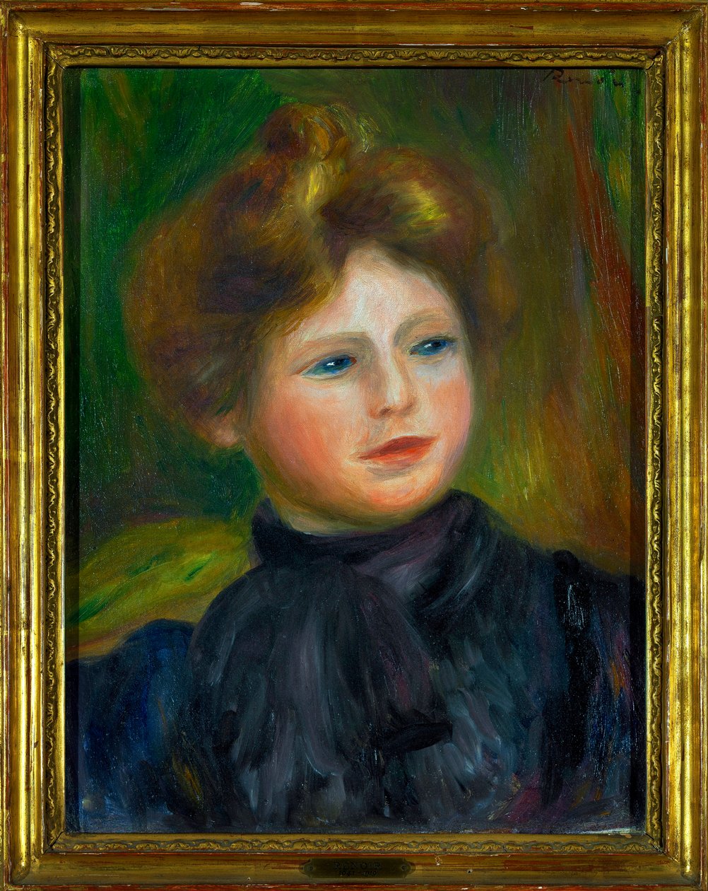Pierre Auguste Renoirin (1841-1919) maalaus naisesta 1916, koko 0,35 x 0,27 m Pariisin Louvre-museo Pakollinen maininta: Lahjoitus Helene ja Victor Lyon tekijältä Pierre Auguste Renoir