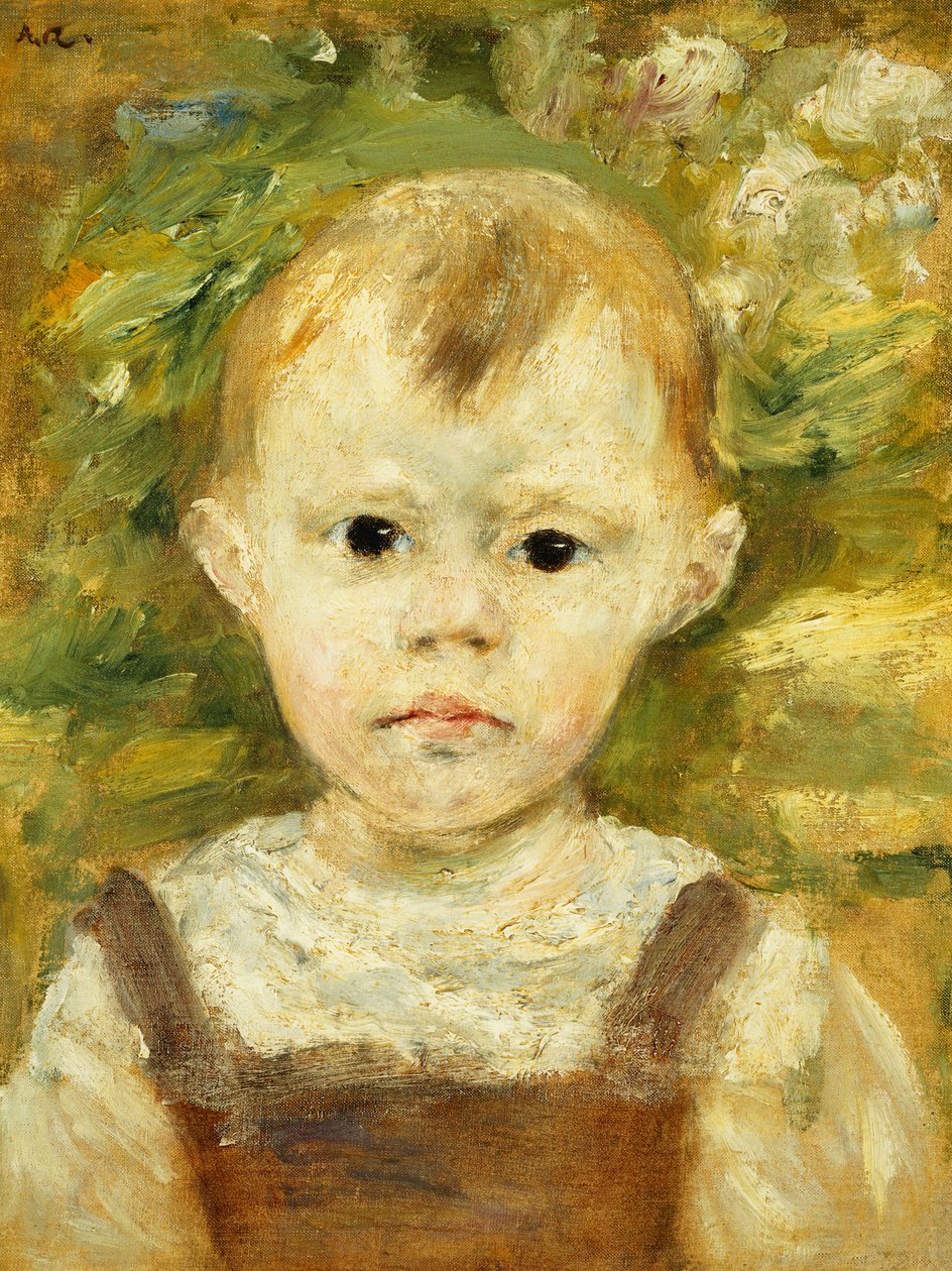 Pienen pojan muotokuva; Pikkupojan muotokuva, n. 1880 tekijältä Pierre Auguste Renoir