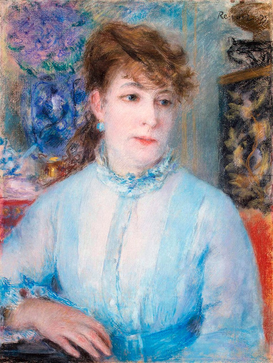 Naisen muotokuva, 1877. tekijältä Pierre Auguste Renoir