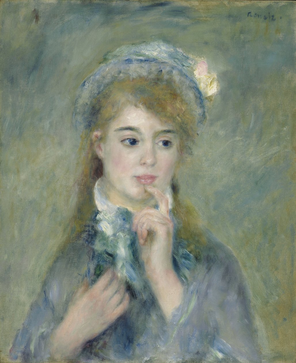 Nuoren naisen muotokuva tekijältä Pierre Auguste Renoir