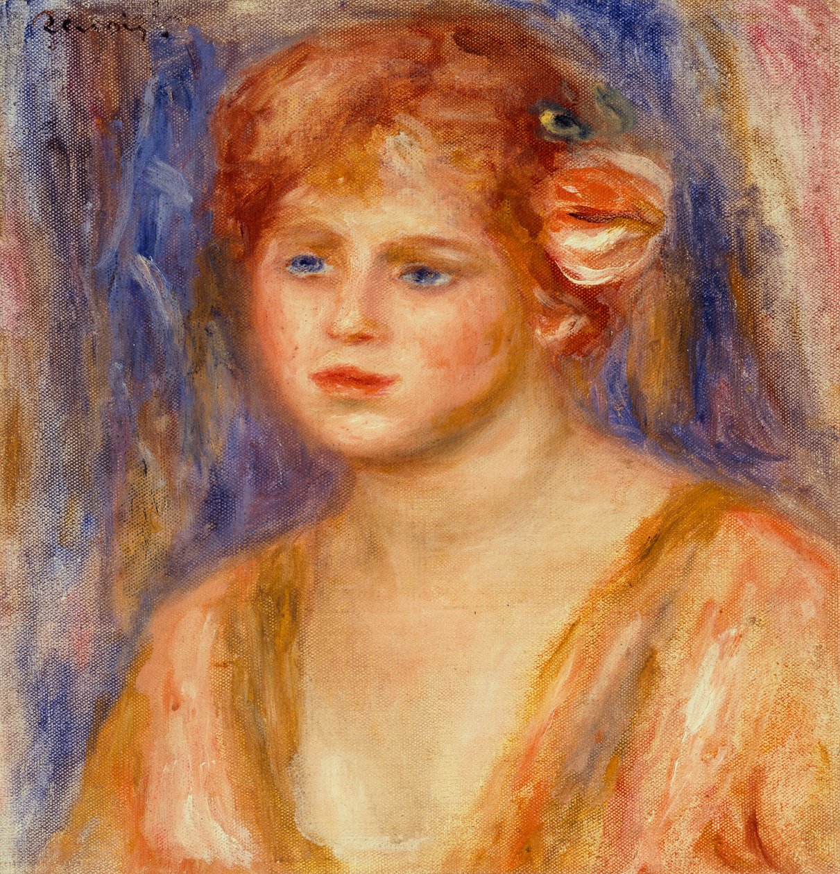 Nuoren tytön muotokuva tekijältä Pierre Auguste Renoir