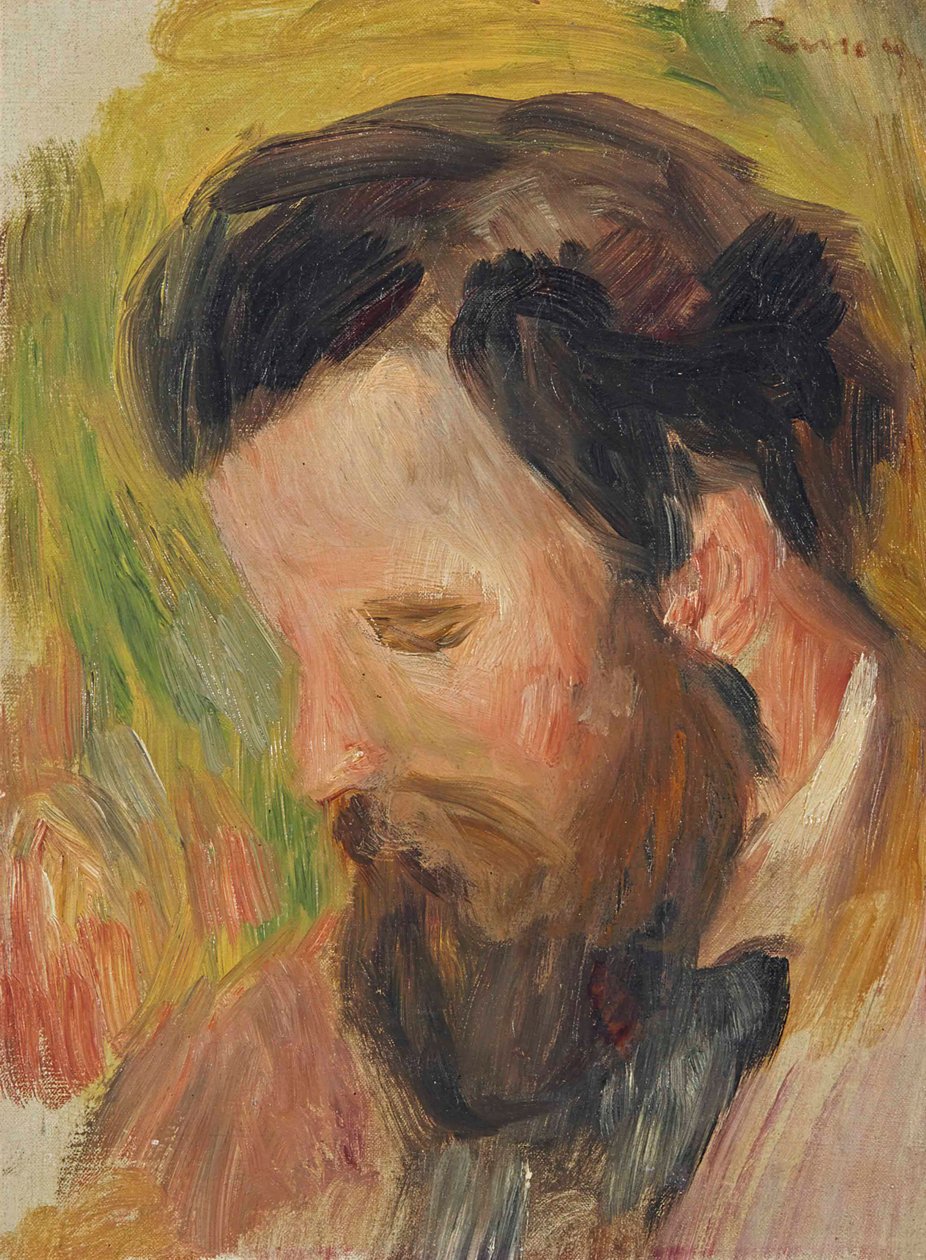 Säveltäjä Claude Terrassen muotokuva 1867-1923, noin 1897. tekijältä Pierre Auguste Renoir