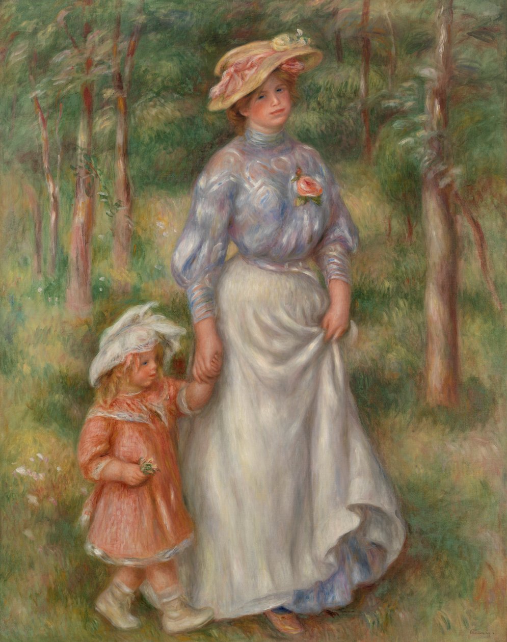 Promenadi (La Promenade) tekijältä Pierre Auguste Renoir