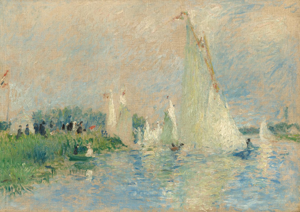 Regatta Argenteuilissa, 1874. tekijältä Pierre Auguste Renoir
