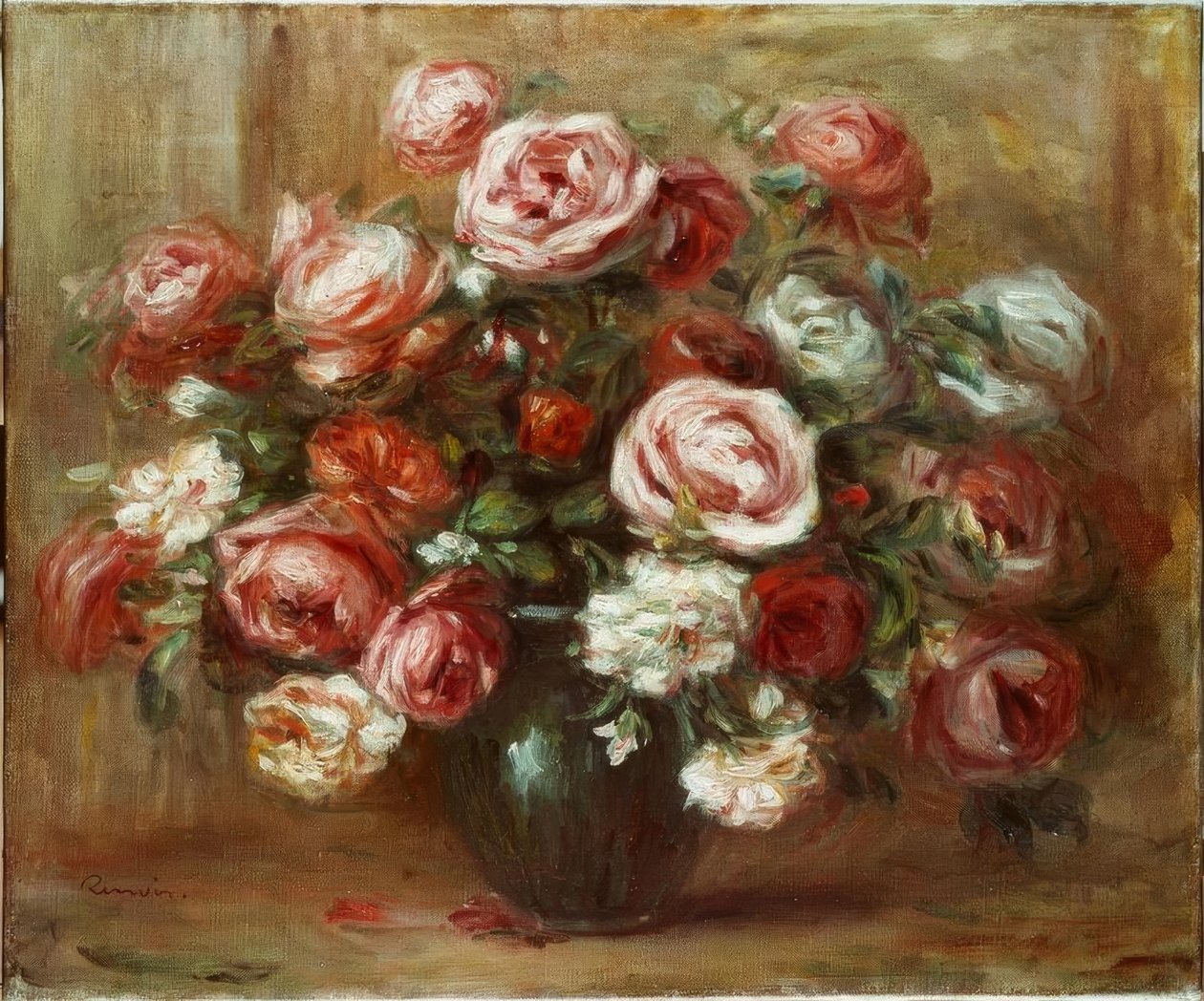 Rose asetelma tekijältä Pierre Auguste Renoir