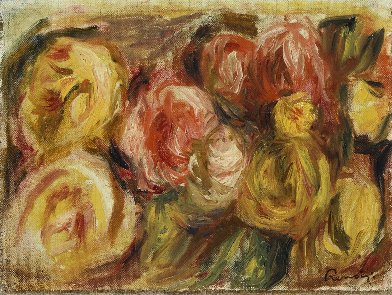 Ruusut, 1919 tekijältä Pierre Auguste Renoir