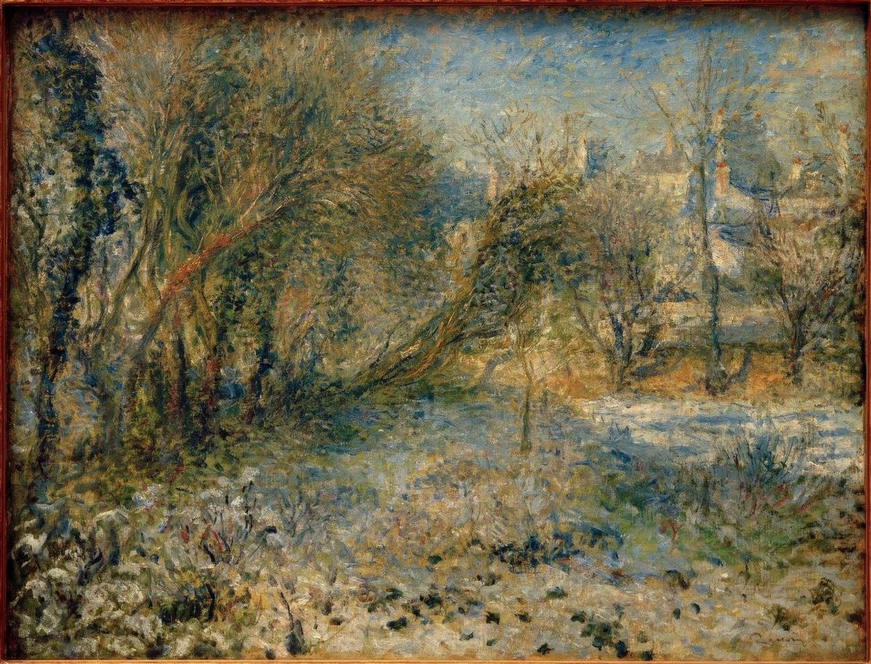 Schneelandschaft tekijältä Pierre Auguste Renoir