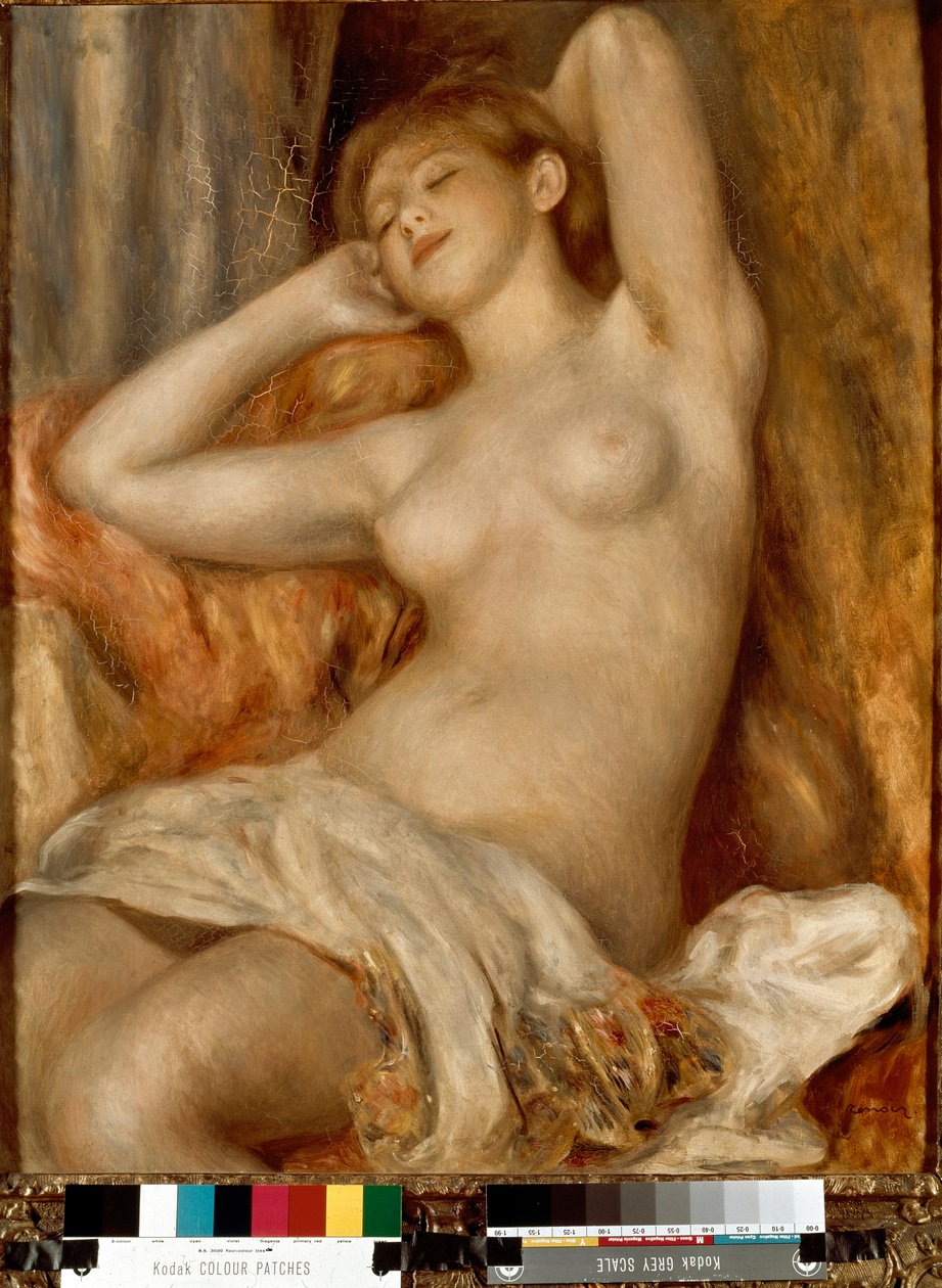 Nukkuva uimari (nukkuva tyttö) tekijältä Pierre Auguste Renoir