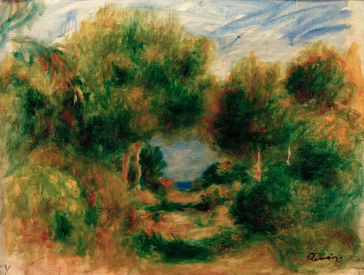 Ulos metsästä, meri pohjassa tekijältä Pierre Auguste Renoir