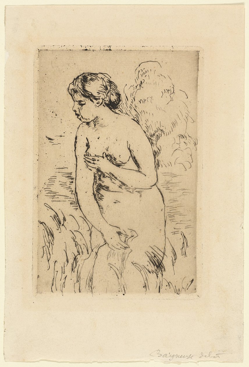Seisova uimari tekijältä Pierre Auguste Renoir