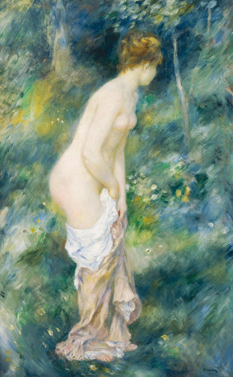 Seisova kylpylä, 1887 tekijältä Pierre Auguste Renoir