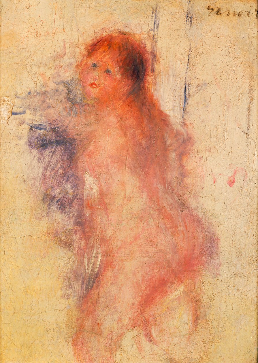 Seisova alaston nainen tekijältä Pierre Auguste Renoir