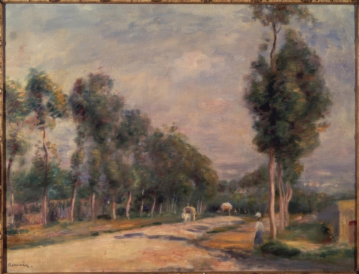 Straße bei Louveciennes tekijältä Pierre Auguste Renoir