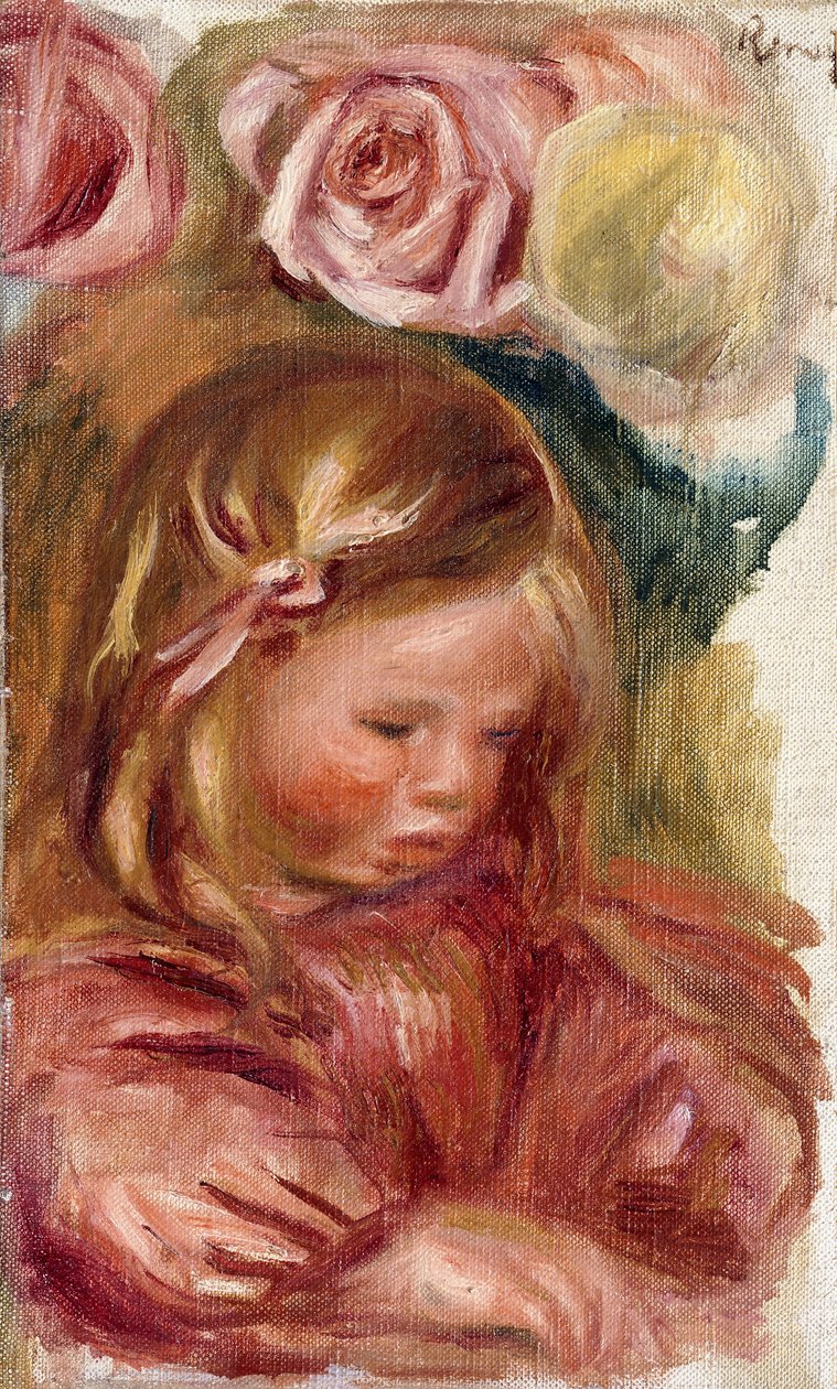 Opiskelu, Coco in the Roses, tekijältä Pierre Auguste Renoir