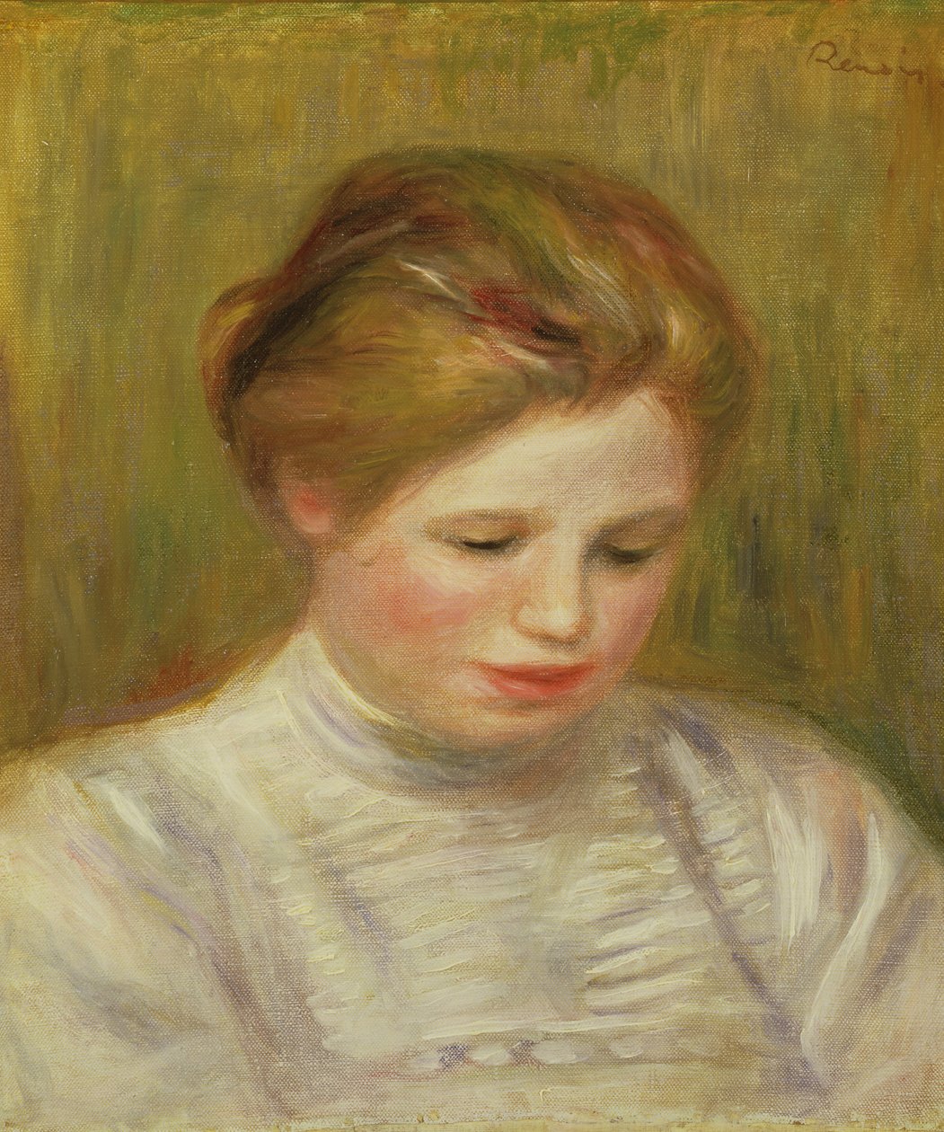 Tutkimus "kirjontajille" (öljy kankaalle) tekijältä Pierre Auguste Renoir
