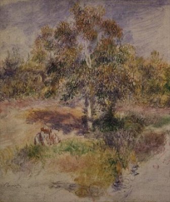 Tutkimus puusta tekijältä Pierre Auguste Renoir