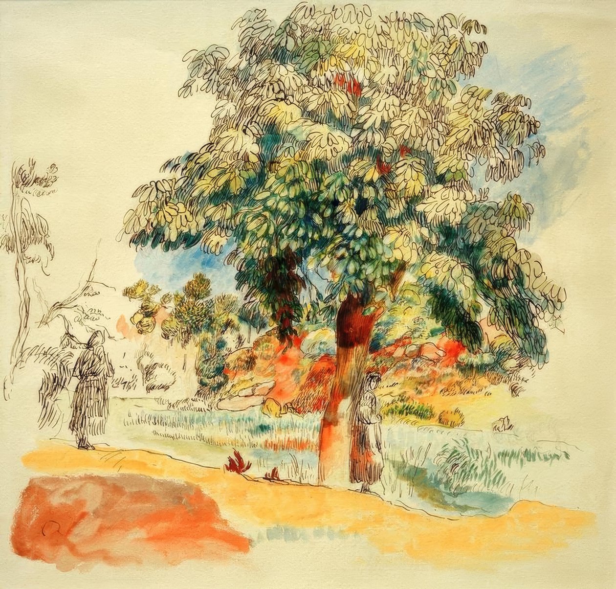 Eteläinen maisema tekijältä Pierre Auguste Renoir