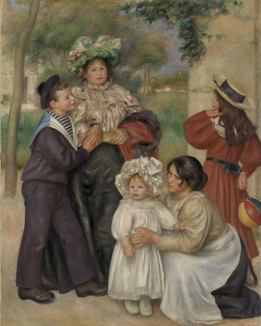 Taiteilijaperhe Taiteilijaperhe, 1896. tekijältä Pierre Auguste Renoir