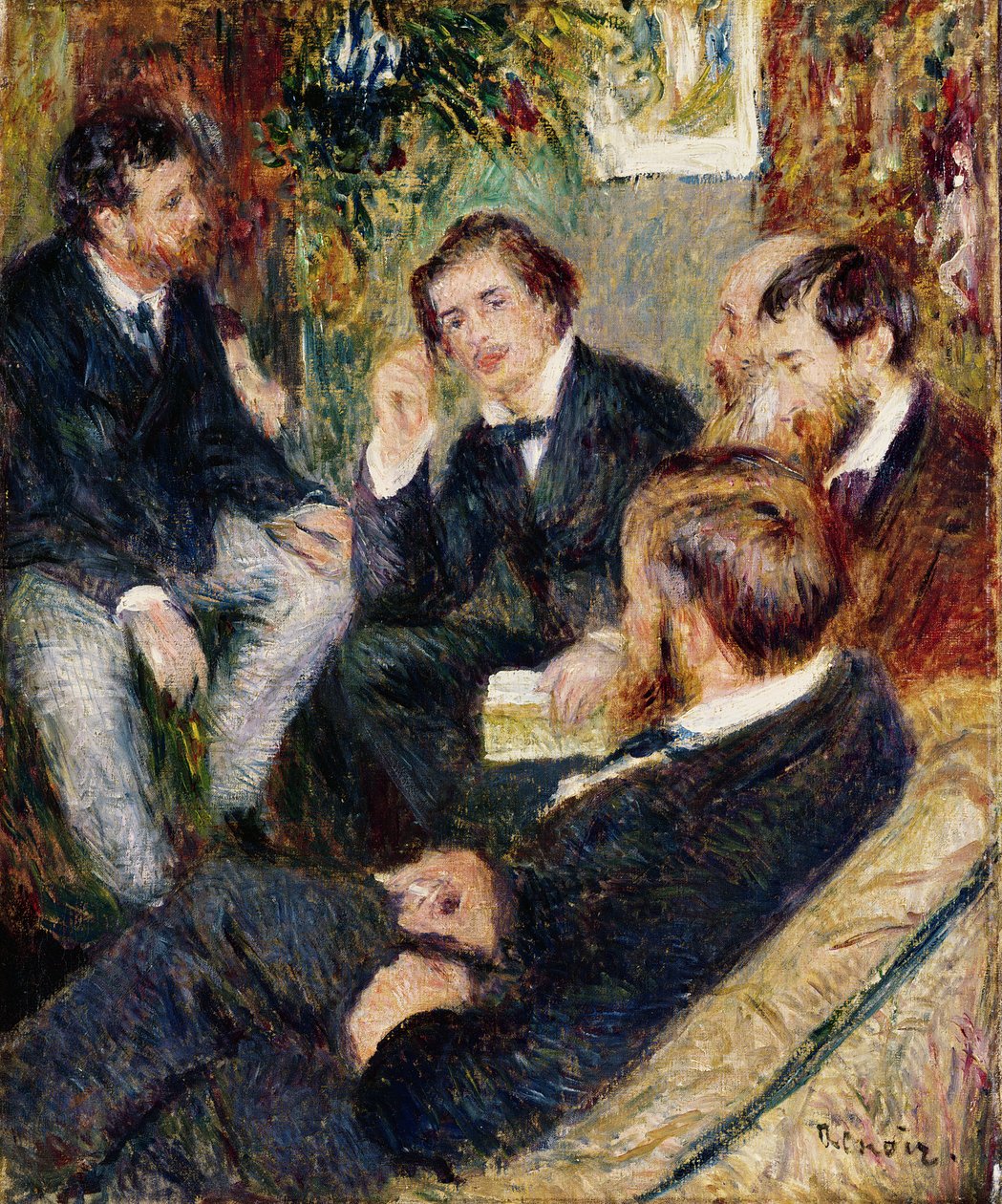Taiteilijan ateljee, Rue Saint-Georges, 1876. tekijältä Pierre Auguste Renoir